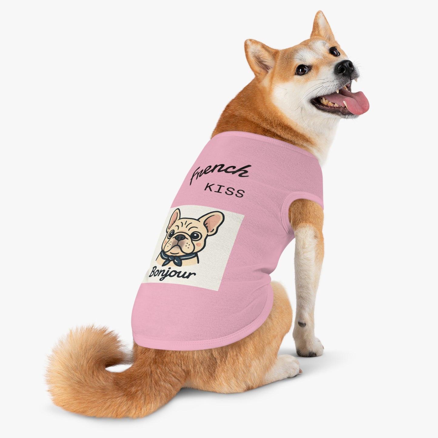 Chic French Bulldog Pet Tank Top - Cute Dog Apparel, Summer Style, Pet Fashion, Gifts for Dog Lovers, Adorable Outfit