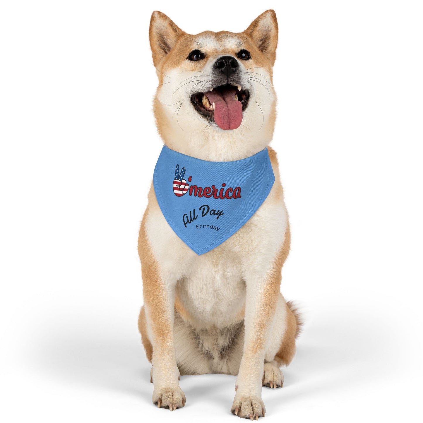 Patriotic Pet Bandana | 'Merica All Day Errrday, Dogs Have Pride Too