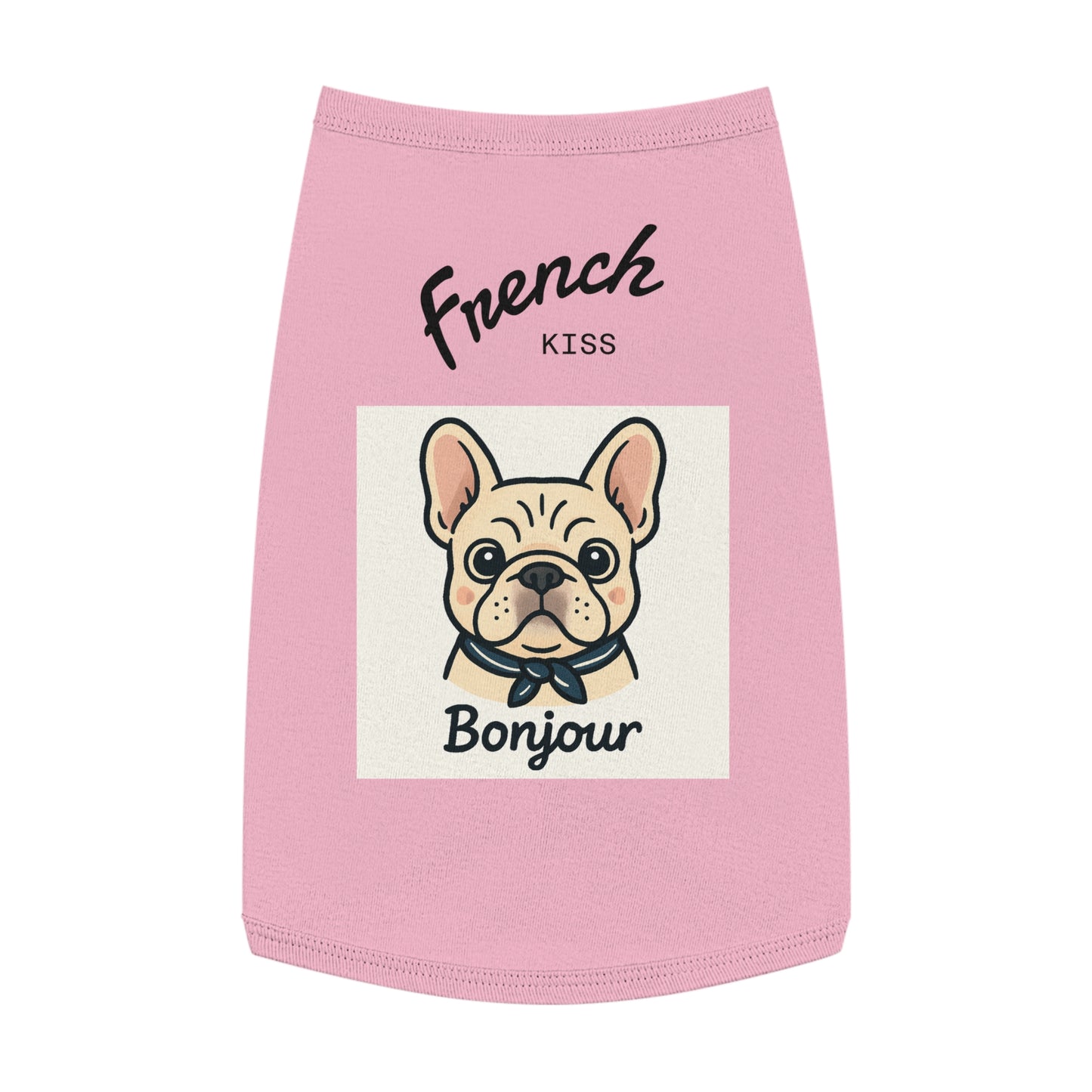 Chic French Bulldog Pet Tank Top - Cute Dog Apparel, Summer Style, Pet Fashion, Gifts for Dog Lovers, Adorable Outfit