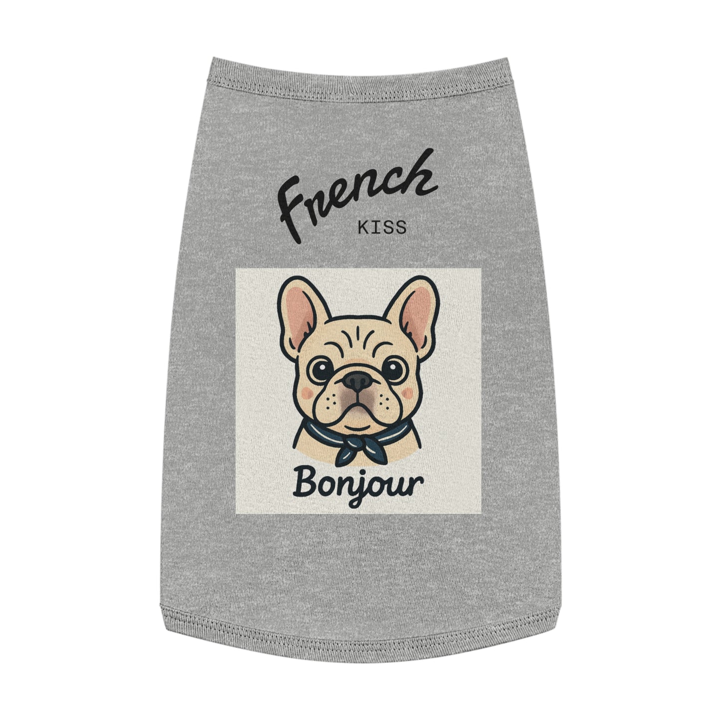 Chic French Bulldog Pet Tank Top - Cute Dog Apparel, Summer Style, Pet Fashion, Gifts for Dog Lovers, Adorable Outfit