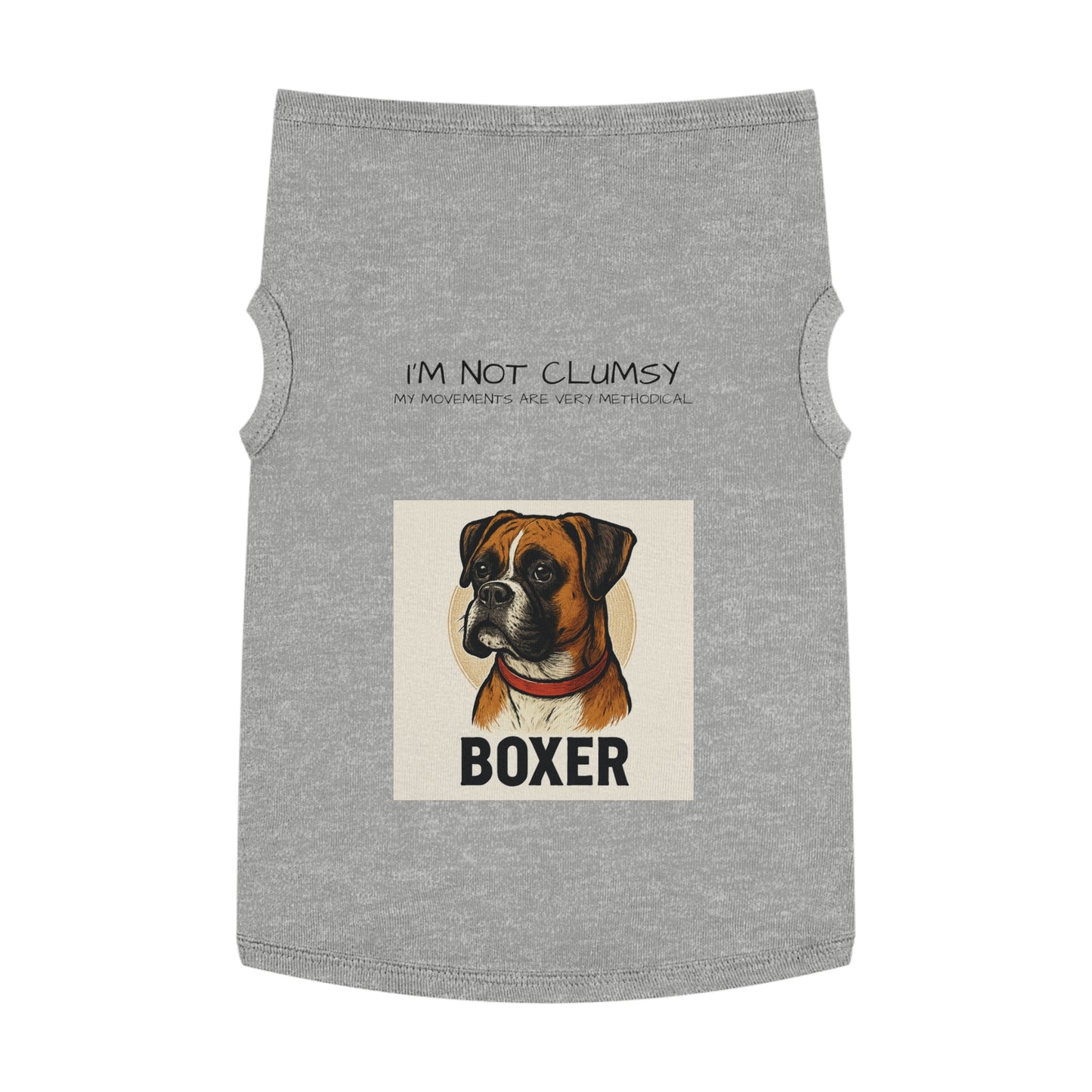 Stylish Boxer Pet Tank Top - Funny Dog Apparel, Perfect for Daily Walks, Pet Parties, Summer Fun, Gifts for Dog Lovers