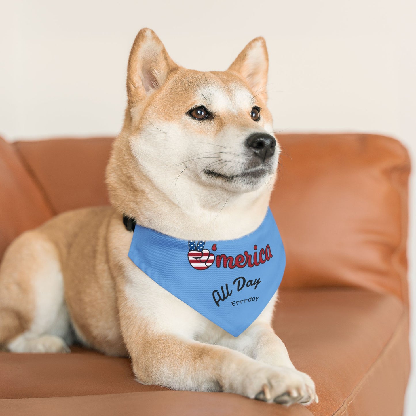 Patriotic Pet Bandana | 'Merica All Day Errrday, Dogs Have Pride Too