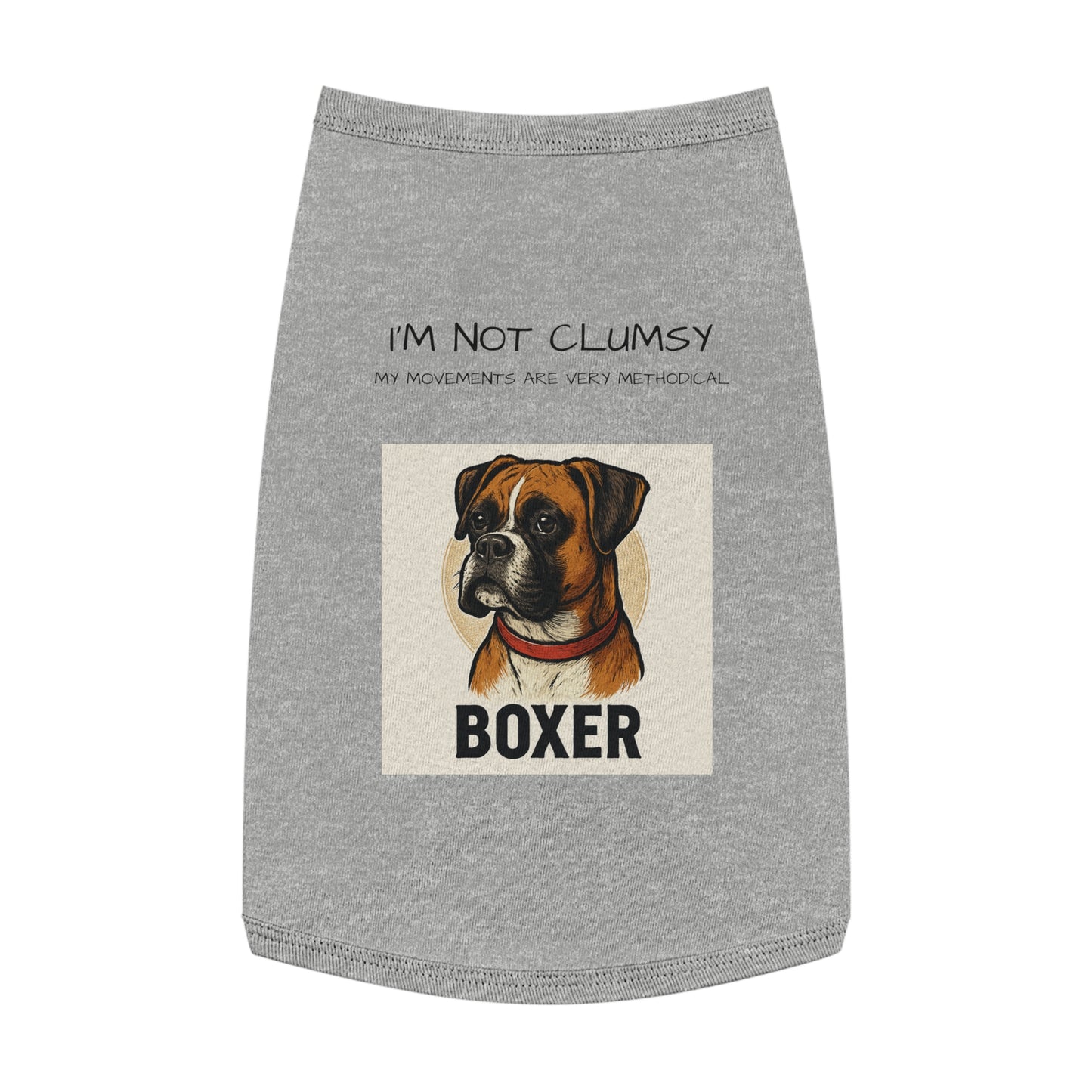 Stylish Boxer Pet Tank Top - Funny Dog Apparel, Perfect for Daily Walks, Pet Parties, Summer Fun, Gifts for Dog Lovers