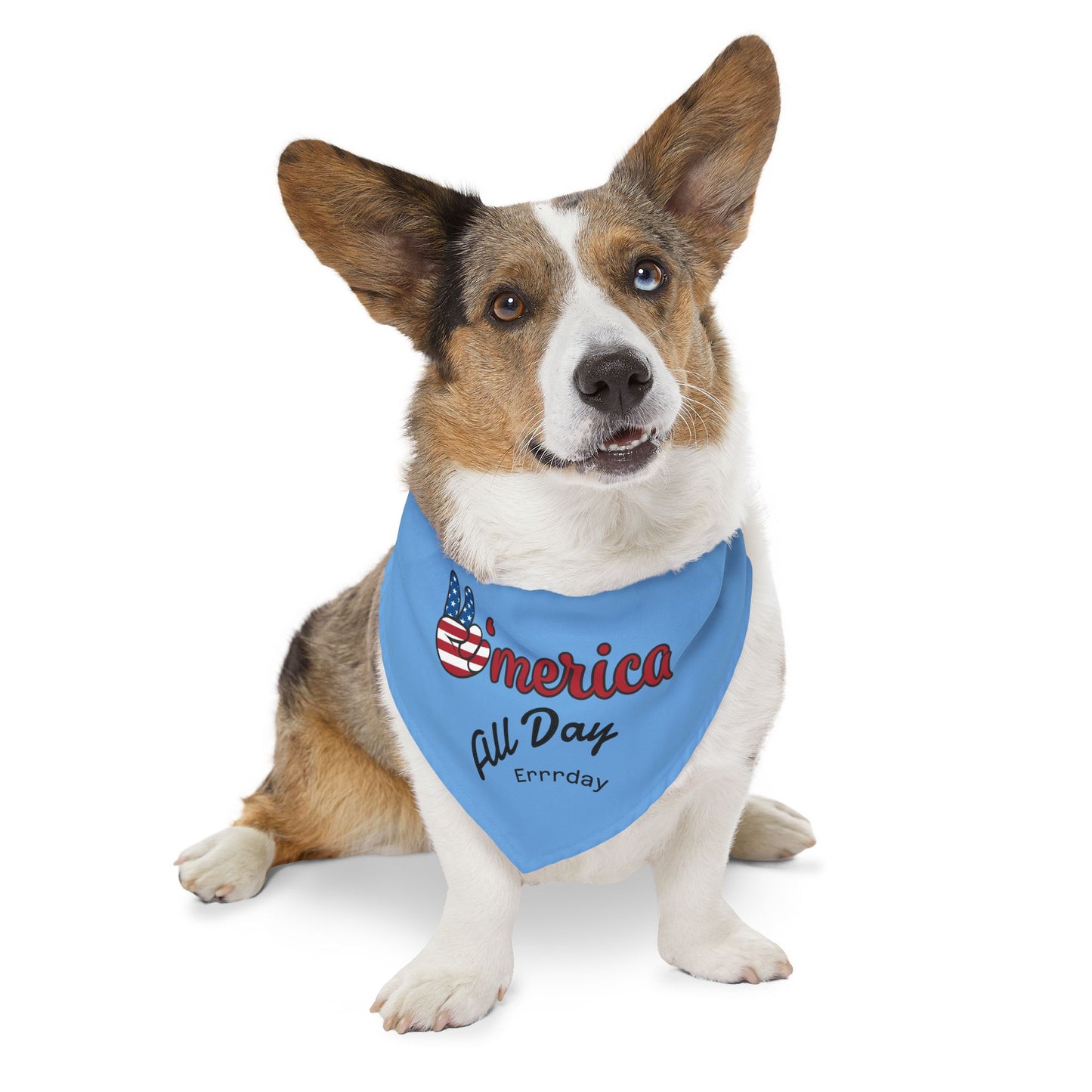 Patriotic Pet Bandana | 'Merica All Day Errrday, Dogs Have Pride Too