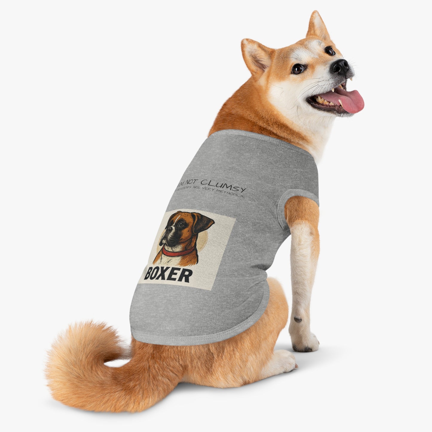 Stylish Boxer Pet Tank Top - Funny Dog Apparel, Perfect for Daily Walks, Pet Parties, Summer Fun, Gifts for Dog Lovers