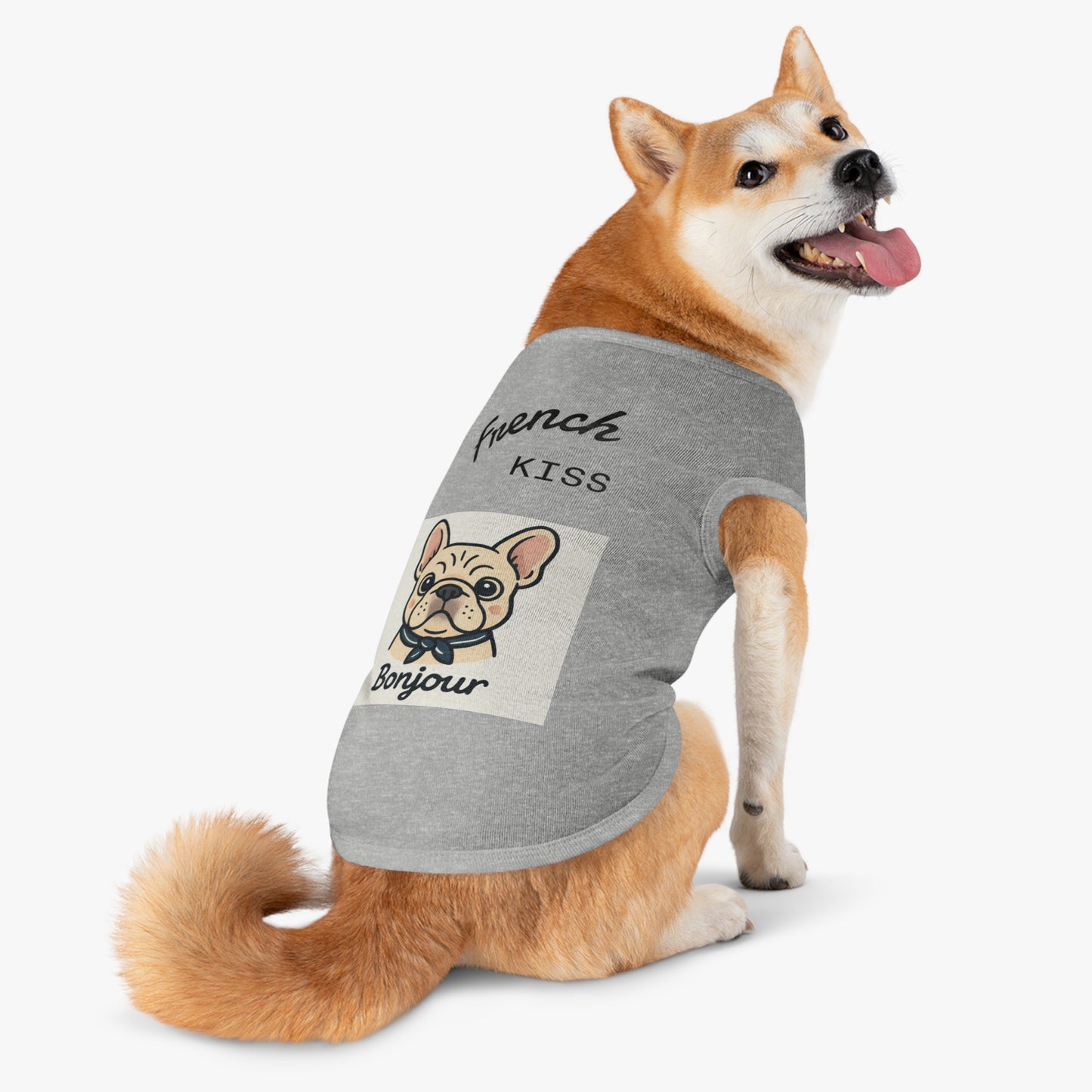 Chic French Bulldog Pet Tank Top - Cute Dog Apparel, Summer Style, Pet Fashion, Gifts for Dog Lovers, Adorable Outfit