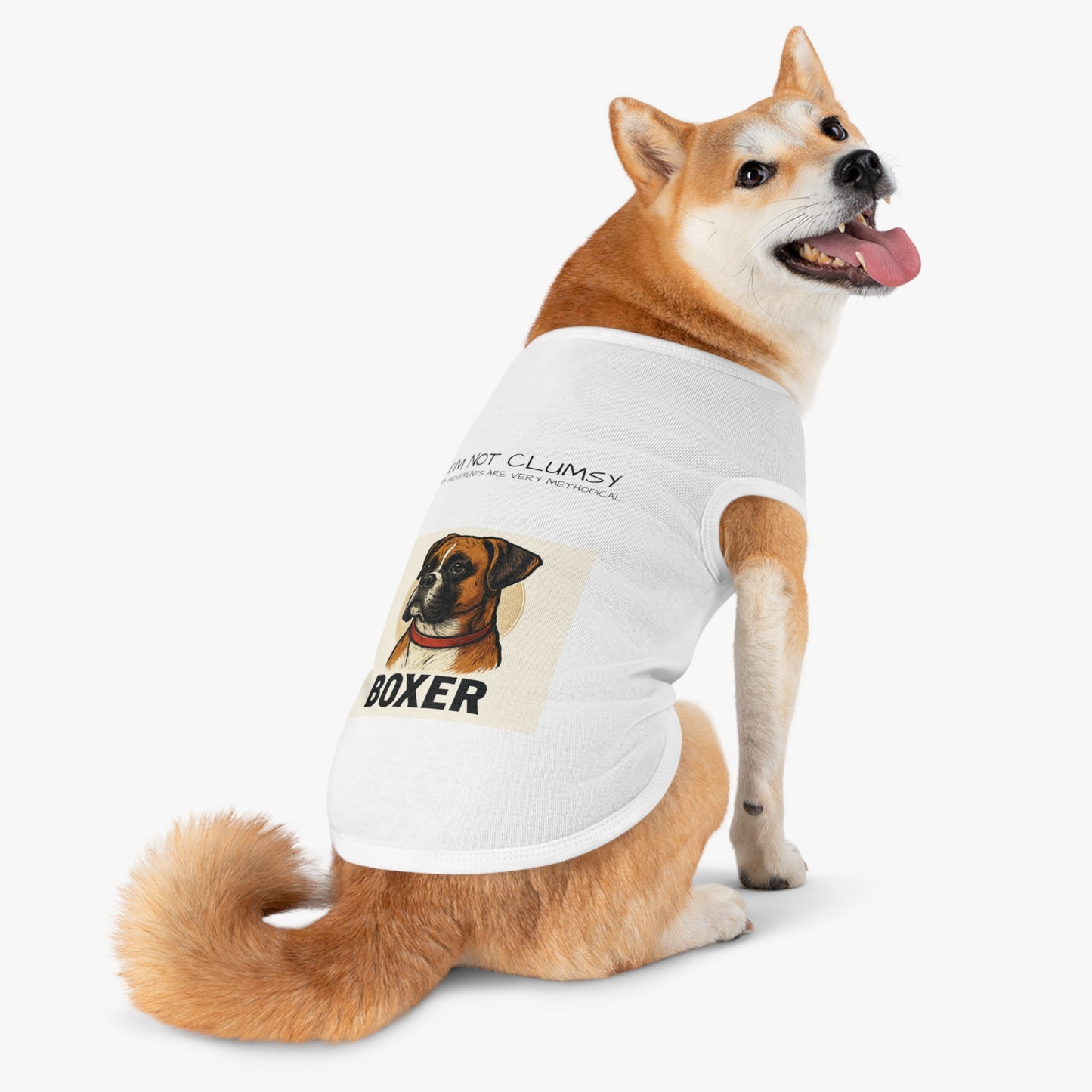Stylish Boxer Pet Tank Top - Funny Dog Apparel, Perfect for Daily Walks, Pet Parties, Summer Fun, Gifts for Dog Lovers