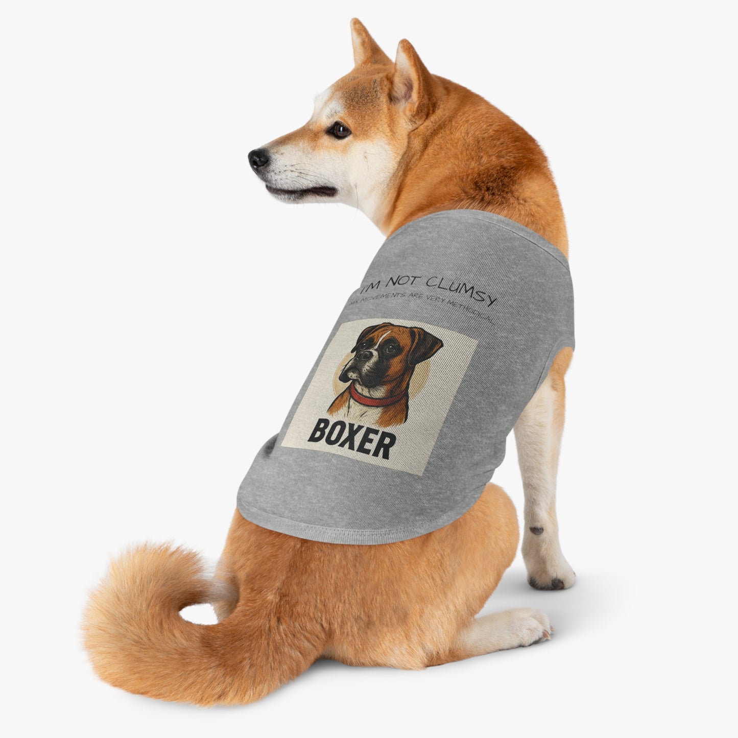 Stylish Boxer Pet Tank Top - Funny Dog Apparel, Perfect for Daily Walks, Pet Parties, Summer Fun, Gifts for Dog Lovers