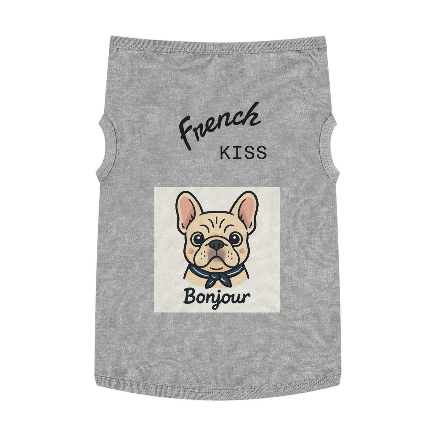 Chic French Bulldog Pet Tank Top - Cute Dog Apparel, Summer Style, Pet Fashion, Gifts for Dog Lovers, Adorable Outfit