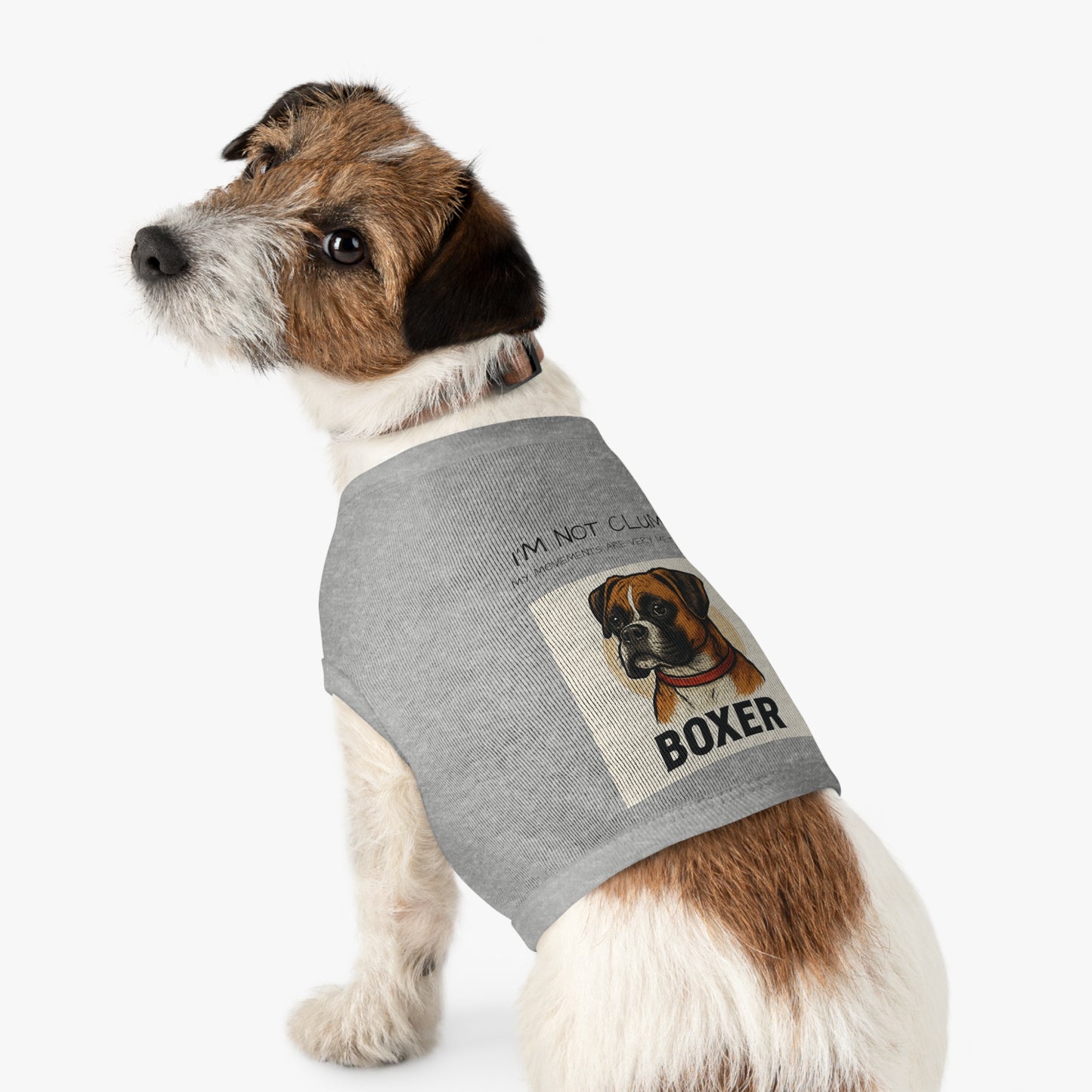 Stylish Boxer Pet Tank Top - Funny Dog Apparel, Perfect for Daily Walks, Pet Parties, Summer Fun, Gifts for Dog Lovers