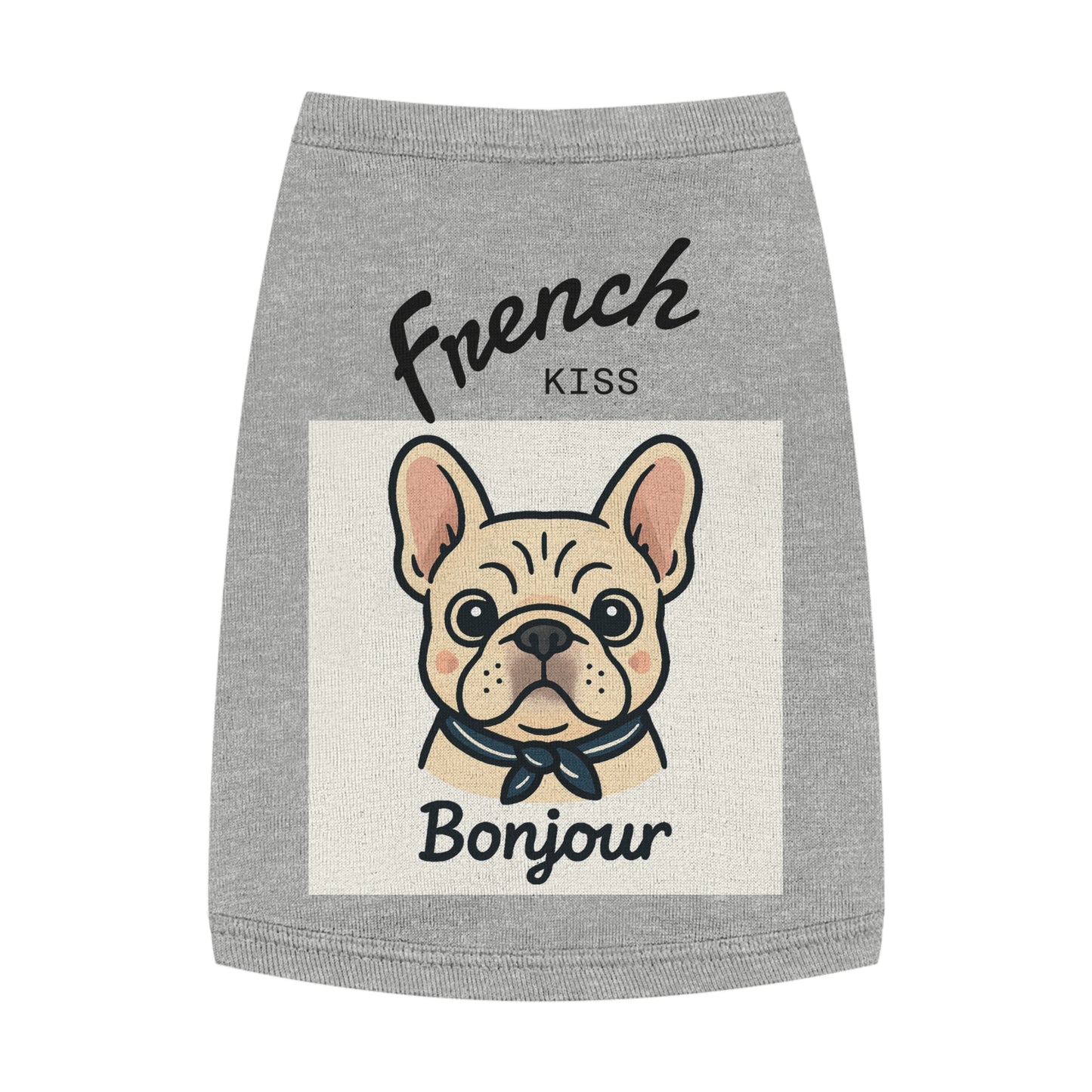 Chic French Bulldog Pet Tank Top - Cute Dog Apparel, Summer Style, Pet Fashion, Gifts for Dog Lovers, Adorable Outfit