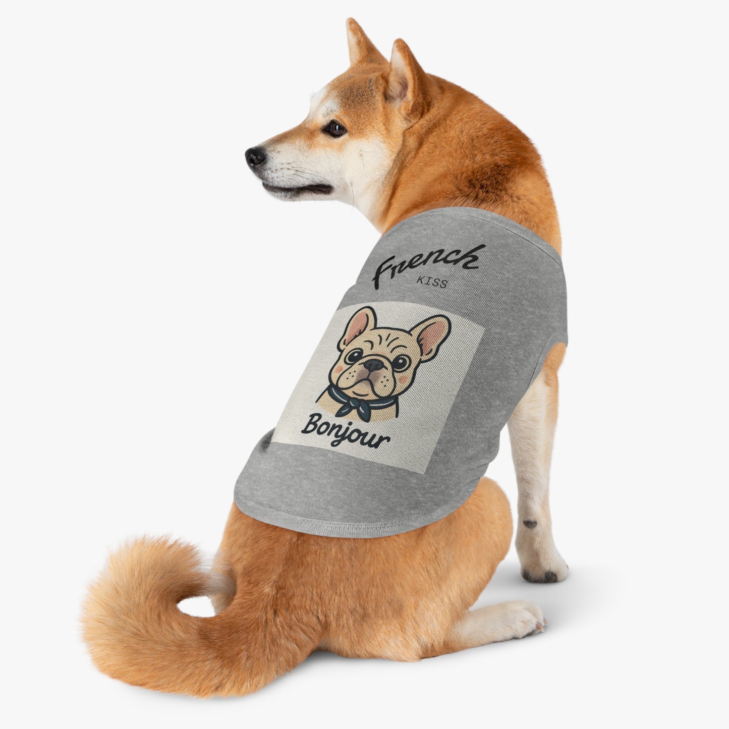 Chic French Bulldog Pet Tank Top - Cute Dog Apparel, Summer Style, Pet Fashion, Gifts for Dog Lovers, Adorable Outfit