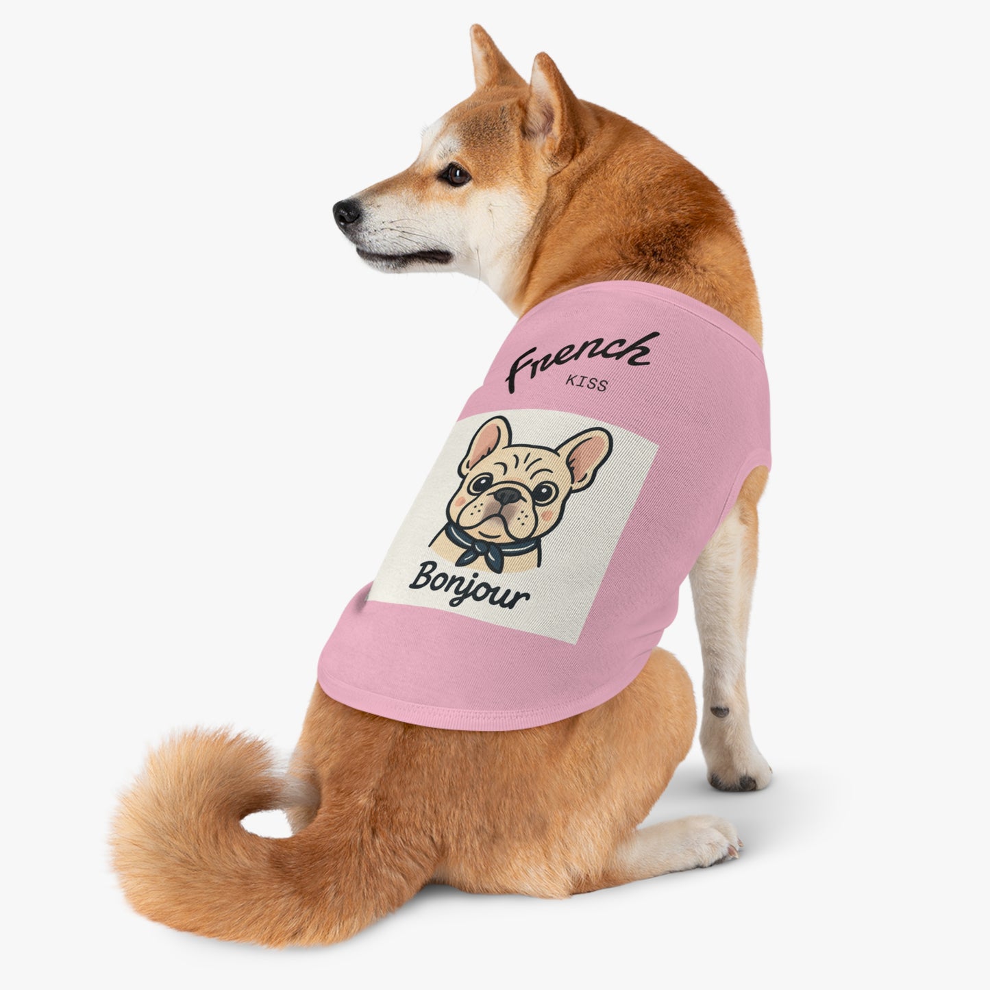Chic French Bulldog Pet Tank Top - Cute Dog Apparel, Summer Style, Pet Fashion, Gifts for Dog Lovers, Adorable Outfit