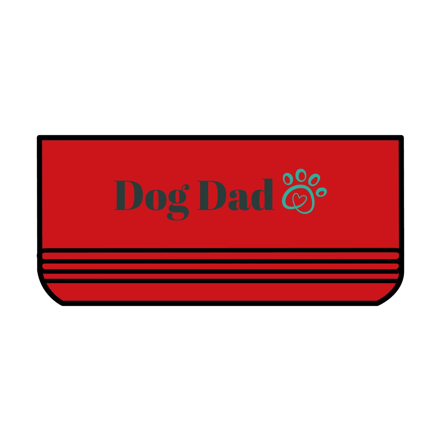 Dog Bowl for Dog Dads | Pet Feeding Dish for Dog Owners | Gift for Pet Lovers, Dog Dad Gift, Dog Bowl, 18oz Pet Bowl