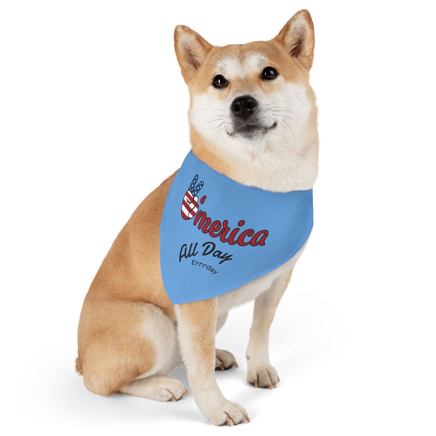 Patriotic Pet Bandana | 'Merica All Day Errrday, Dogs Have Pride Too