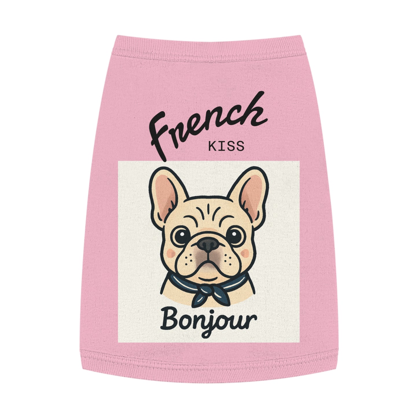 Chic French Bulldog Pet Tank Top - Cute Dog Apparel, Summer Style, Pet Fashion, Gifts for Dog Lovers, Adorable Outfit
