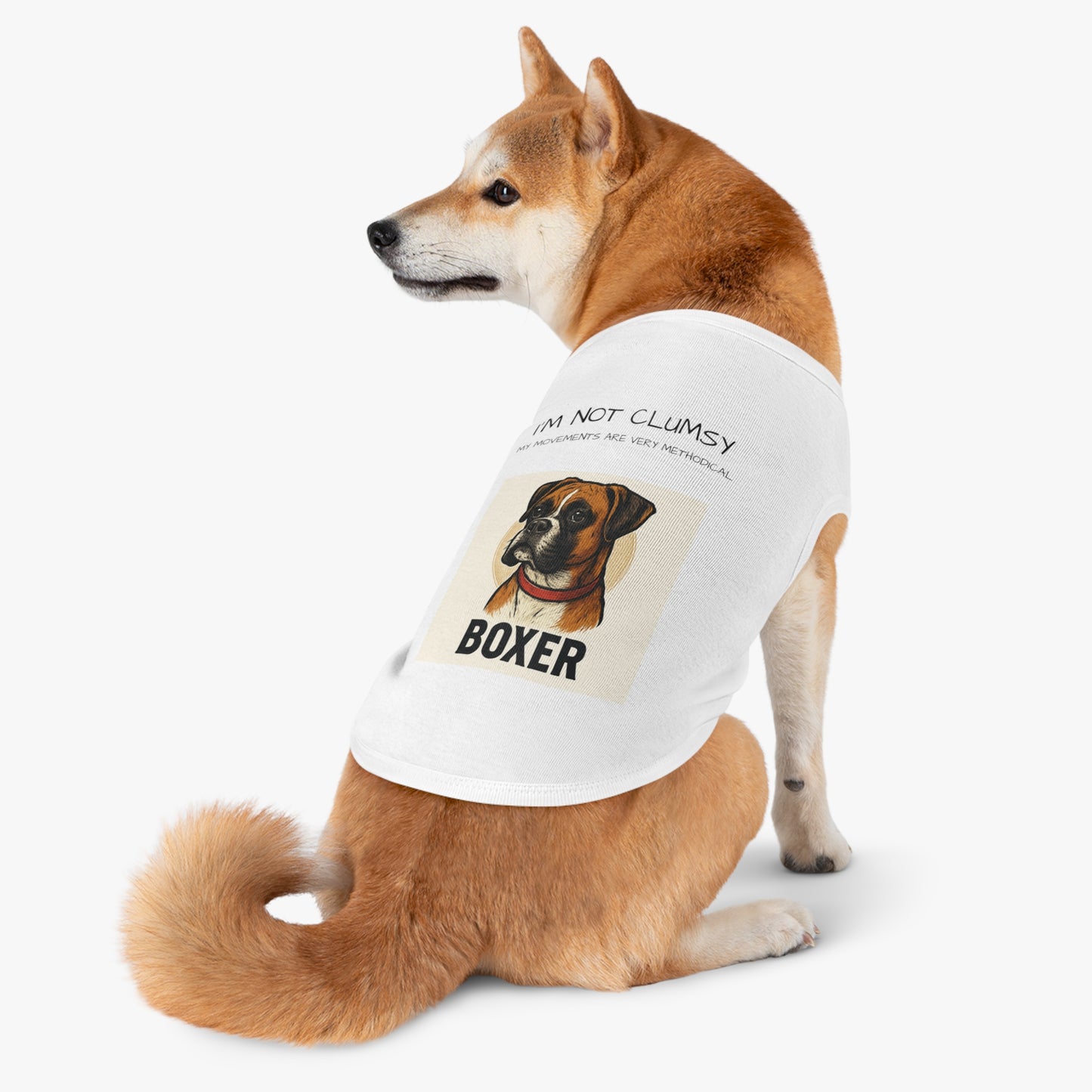 Stylish Boxer Pet Tank Top - Funny Dog Apparel, Perfect for Daily Walks, Pet Parties, Summer Fun, Gifts for Dog Lovers