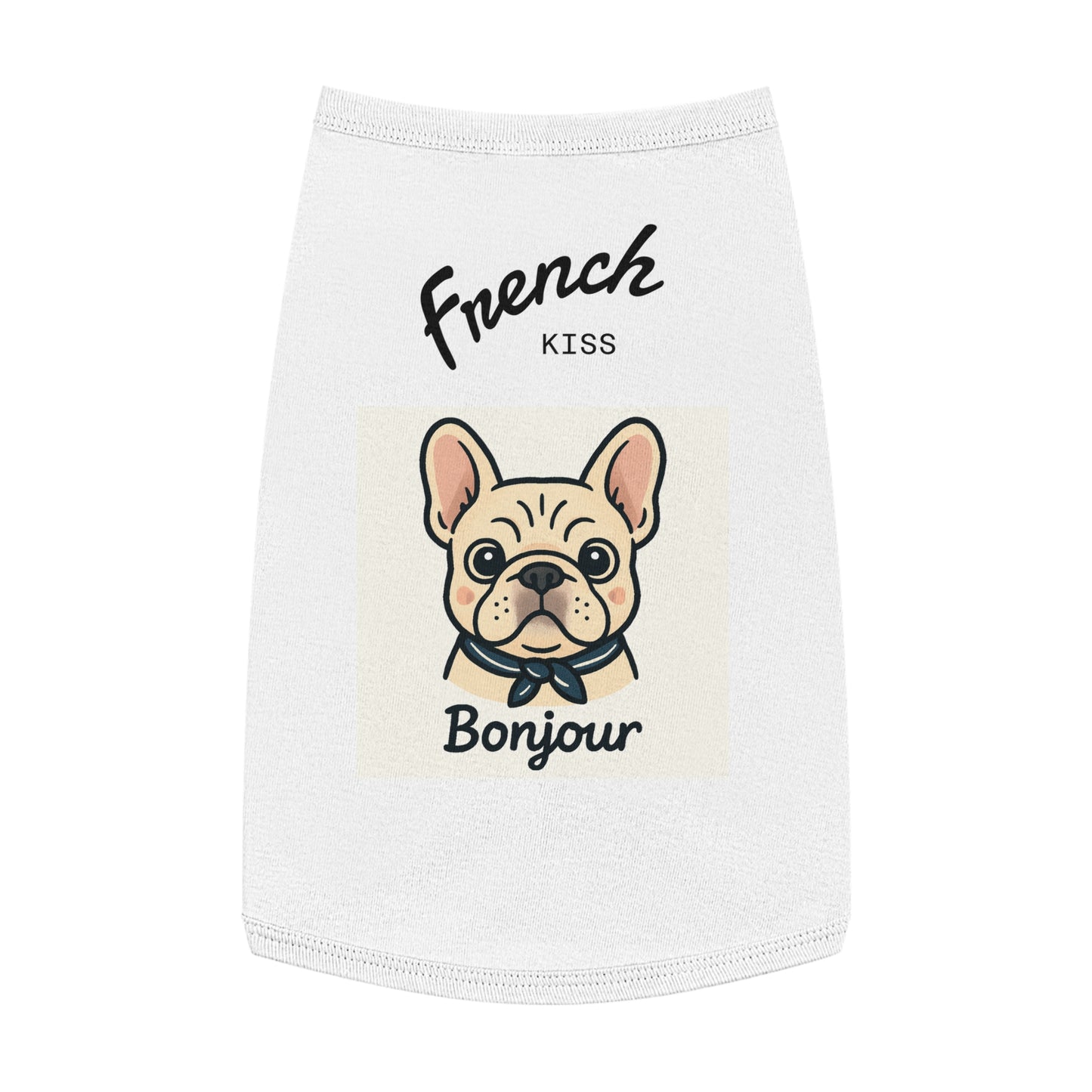 Chic French Bulldog Pet Tank Top - Cute Dog Apparel, Summer Style, Pet Fashion, Gifts for Dog Lovers, Adorable Outfit