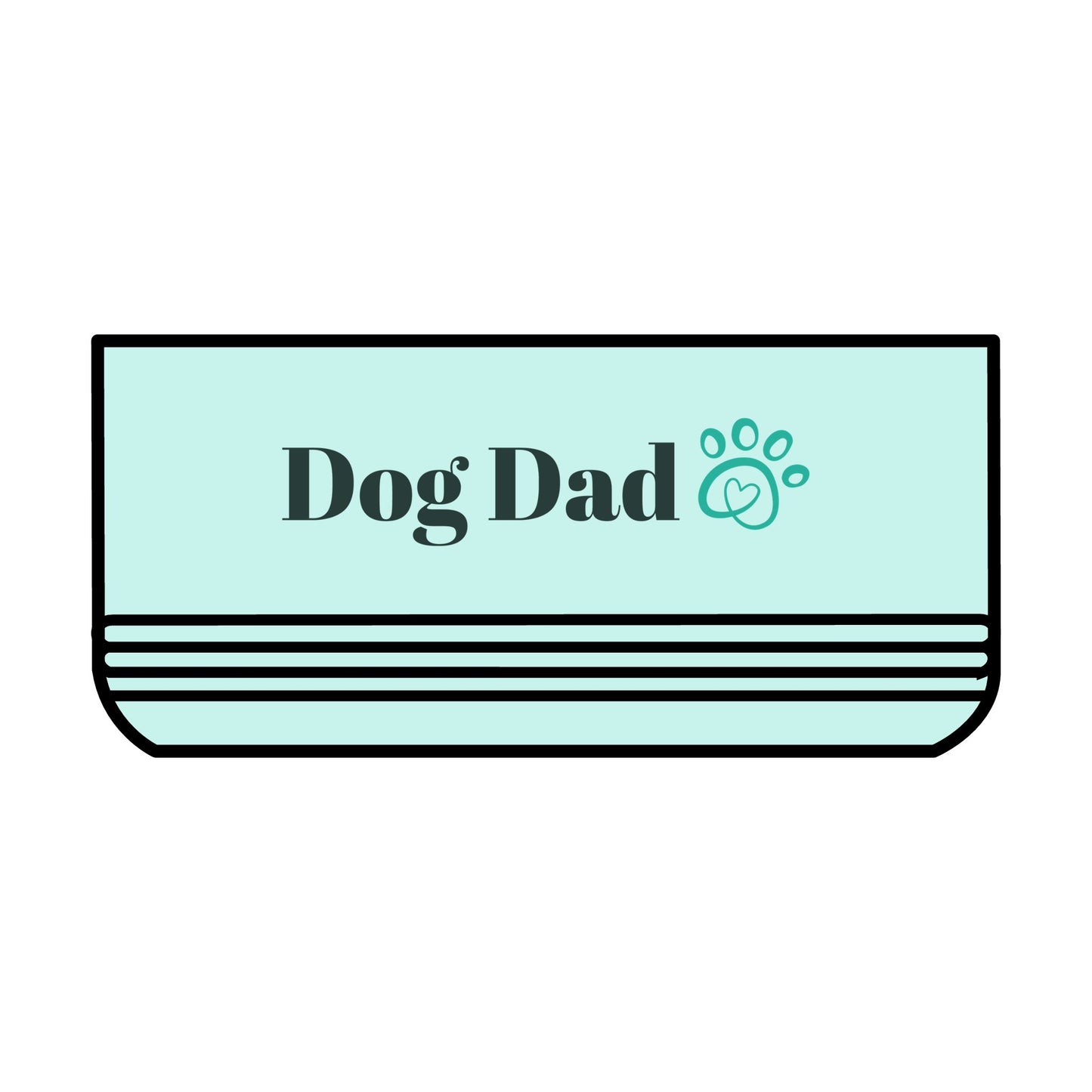 Dog Bowl for Dog Dads | Pet Feeding Dish for Dog Owners | Gift for Pet Lovers, Dog Dad Gift, Dog Bowl, 18oz Pet Bowl