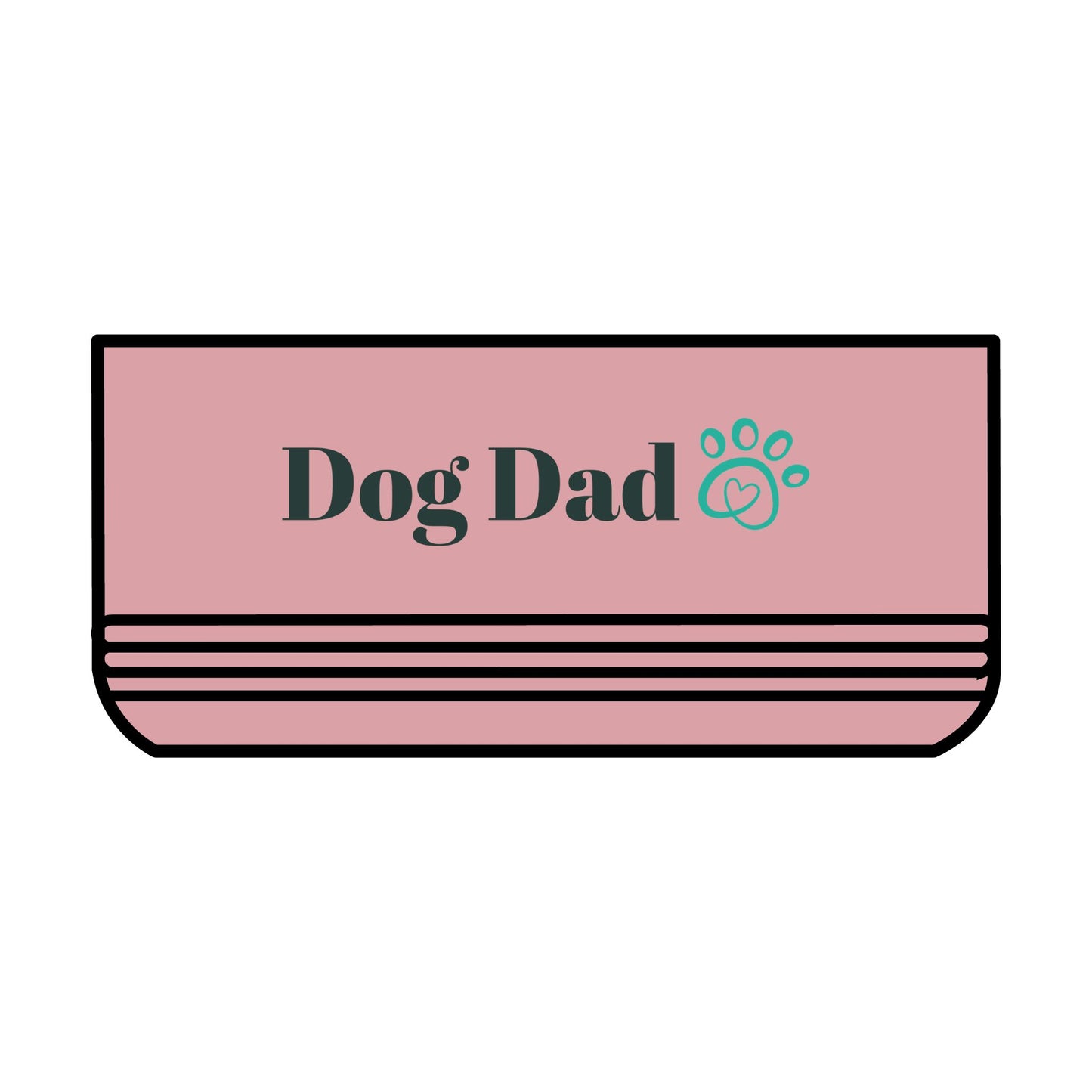 Dog Bowl for Dog Dads | Pet Feeding Dish for Dog Owners | Gift for Pet Lovers, Dog Dad Gift, Dog Bowl, 18oz Pet Bowl