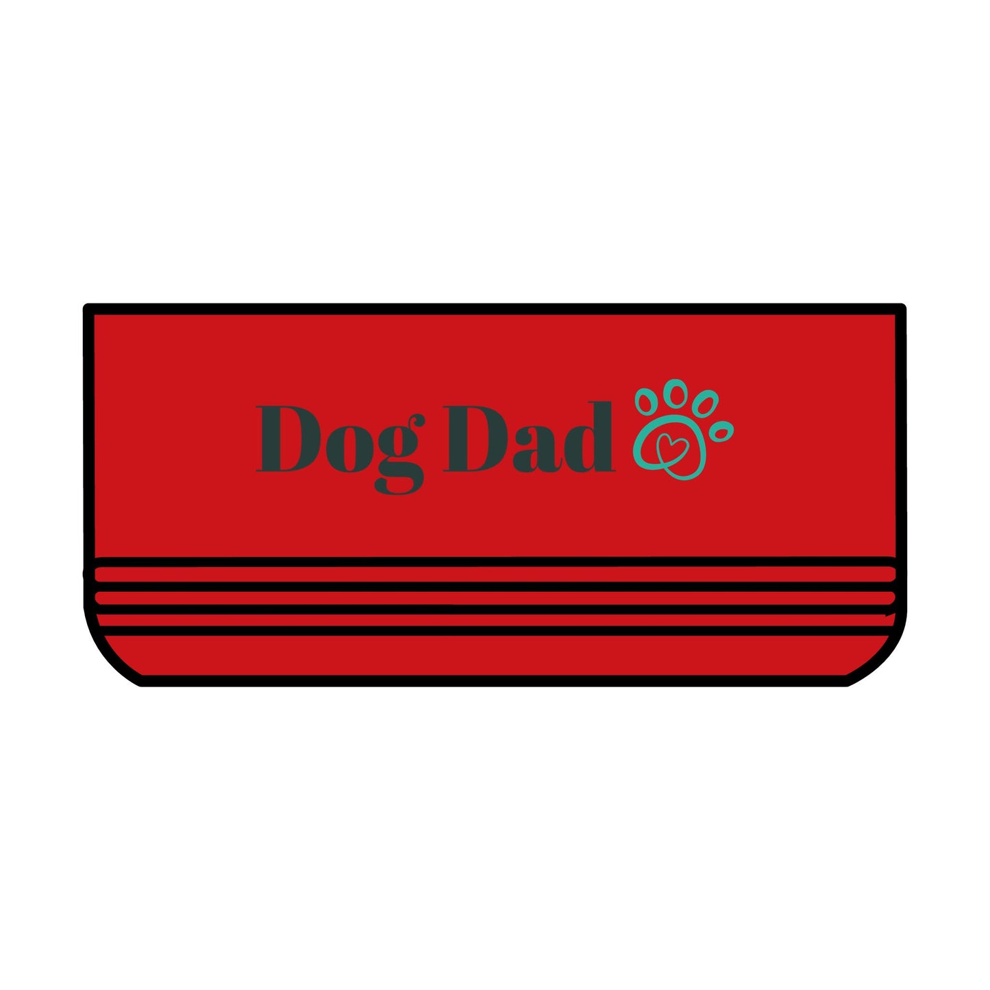 Dog Bowl for Dog Dads | Pet Feeding Dish for Dog Owners | Gift for Pet Lovers, Dog Dad Gift, Dog Bowl, 18oz Pet Bowl