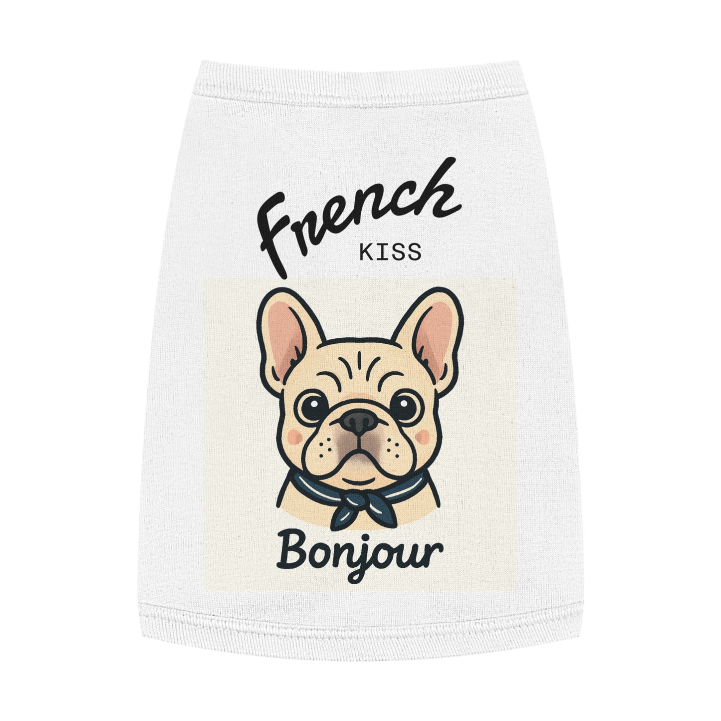 Chic French Bulldog Pet Tank Top - Cute Dog Apparel, Summer Style, Pet Fashion, Gifts for Dog Lovers, Adorable Outfit