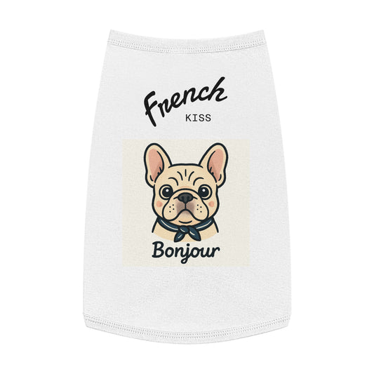 Chic French Bulldog Pet Tank Top - Cute Dog Apparel, Summer Style, Pet Fashion, Gifts for Dog Lovers, Adorable Outfit